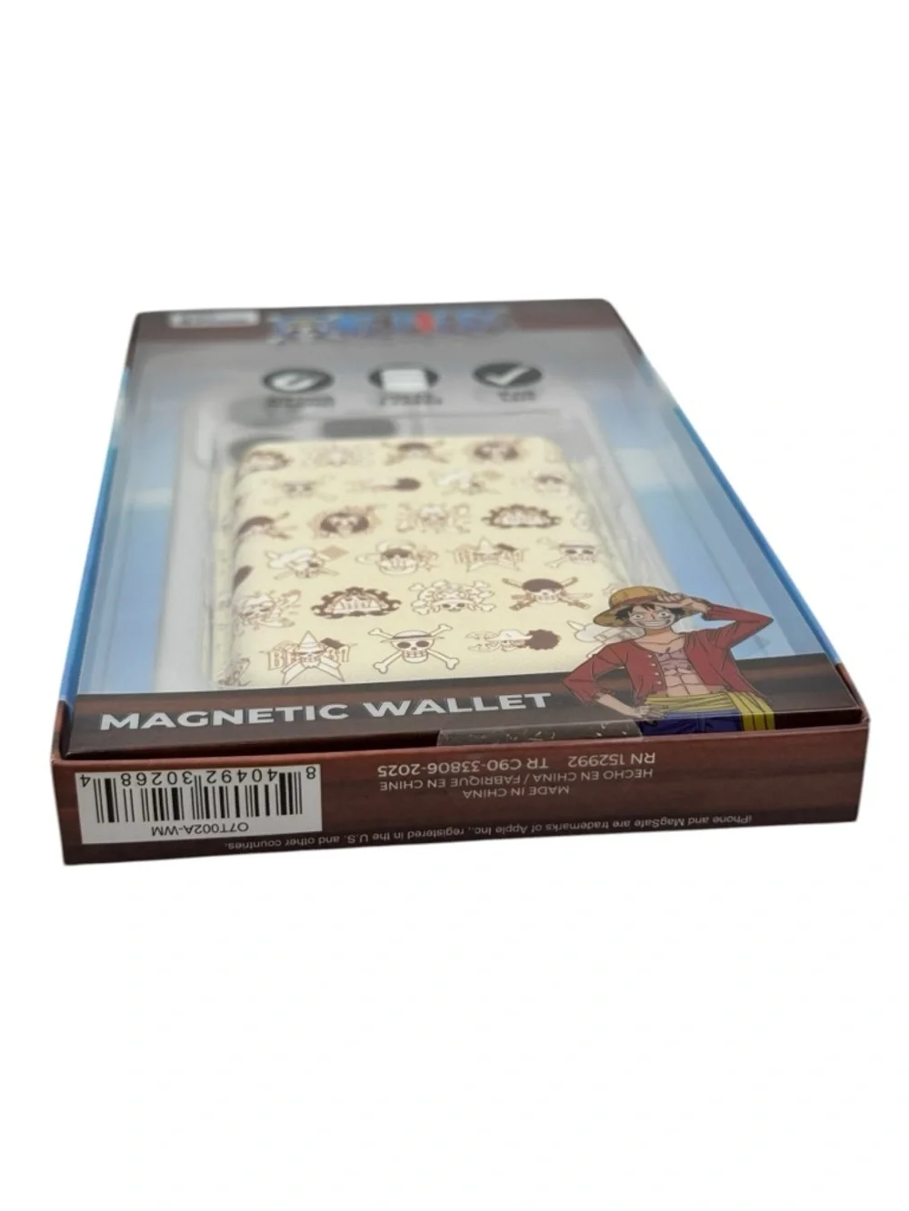 One Piece MagSafe Wallet Jolly Roger All Over Print CultureFly Magnetic Phone